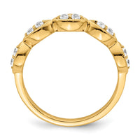 14k 1/4 ct Lab Grown Diamond VS/SI+ G+ Complete Ring