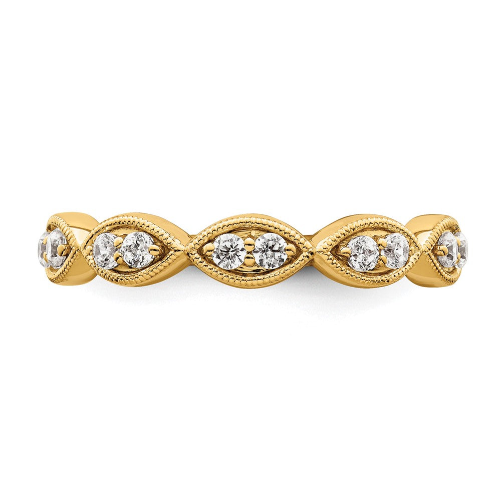 14k 1/4 ct Lab Grown Diamond VS/SI+ G+ Complete Ring