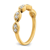 14k 1/4 ct Lab Grown Diamond VS/SI+ G+ Complete Ring