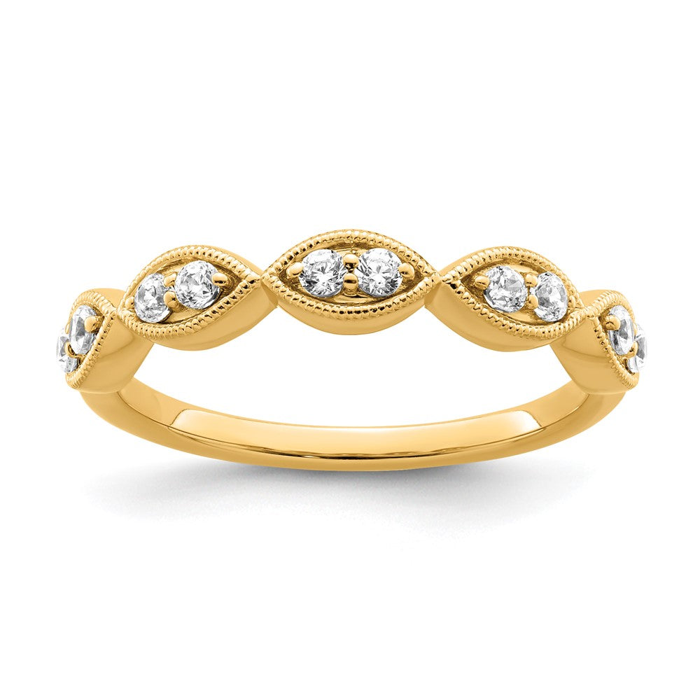 14k 1/4 ct Lab Grown Diamond VS/SI+ G+ Complete Ring