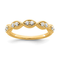 14k 1/4 ct Lab Grown Diamond VS/SI+ G+ Complete Ring