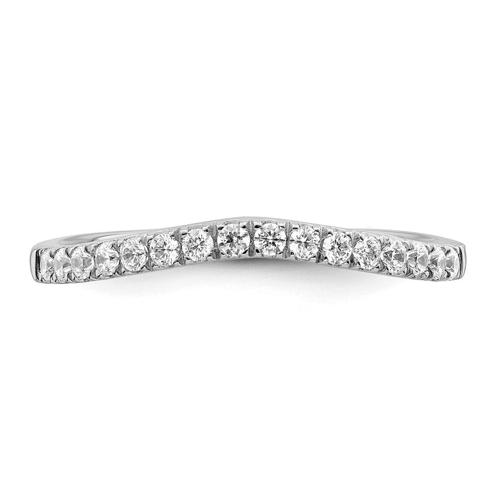 14kw 1/2ct Lab Grown Diamond VS/SI+ G+ Comp Set of 2 Wedding Bands