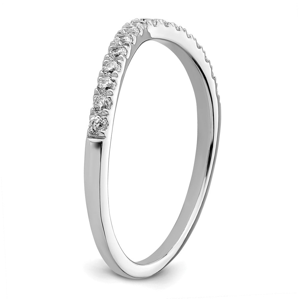 14kw 1/2ct Lab Grown Diamond VS/SI+ G+ Comp Set of 2 Wedding Bands