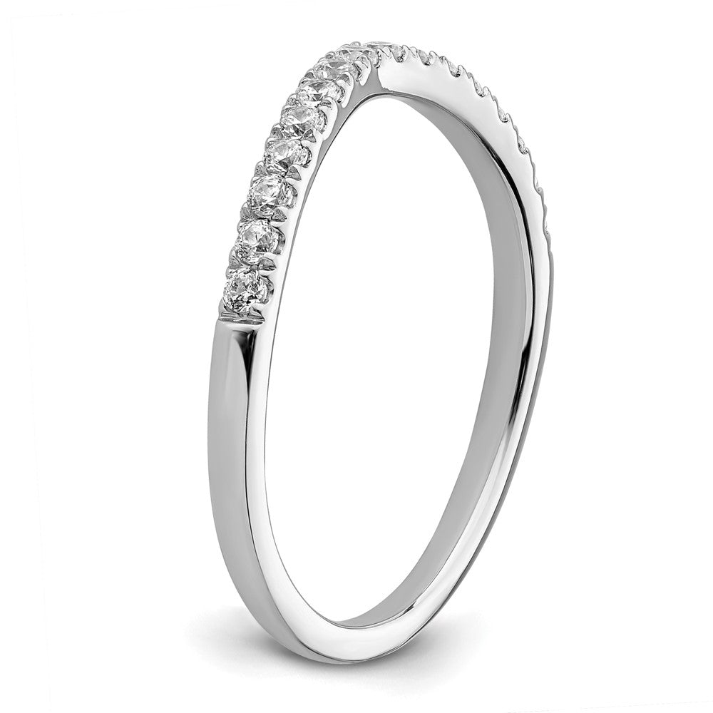 14k White Gold 1/2 ct Lab Grown Diamond VS/SI+ G+ Set of 2 Wedding Bands