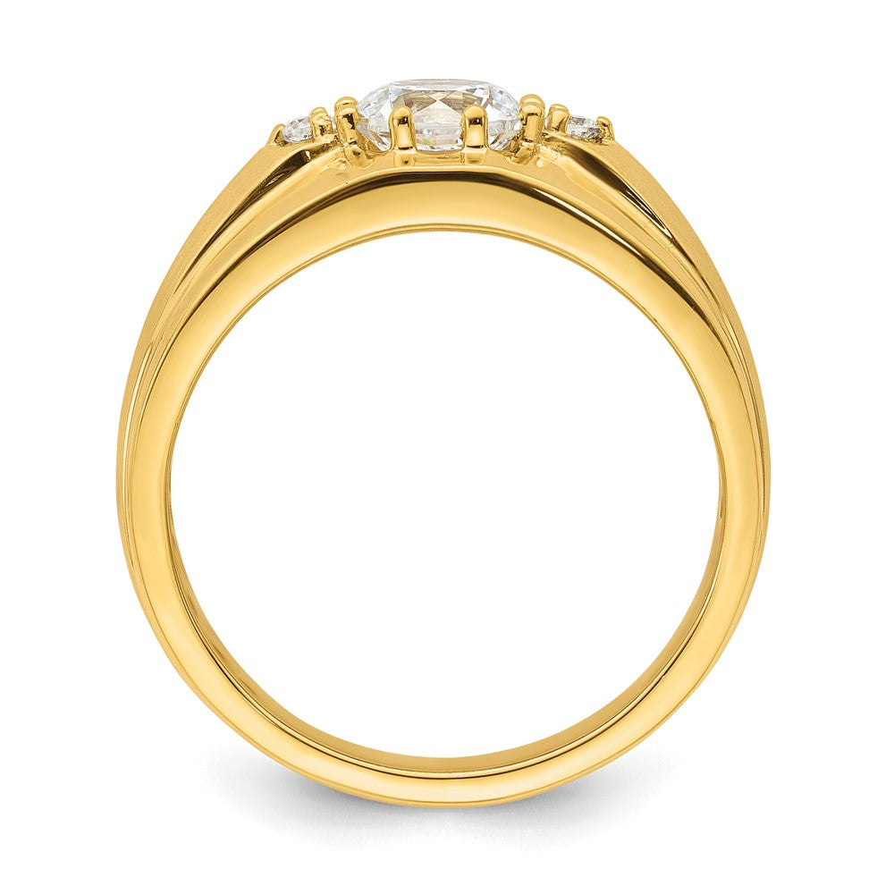 14k 1 1/15 ct Lab Grown Diamond VS/SI+ G+ Complete Men's Ring