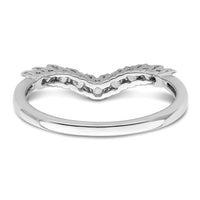 14k White Gold 3/8 ct Lab Grown Dia VS/SI+ G+ Complete Concaved Band