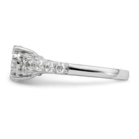 14kw 1ct Lab Grown Diamond VS/SI+ G+ Complete Cluster Eng Ring