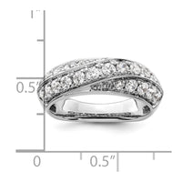 14k White Gold 1 ct Lab Grown Diamond VS/SI+ G+ Complete Band
