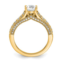 14k 1 5/8ct Cert Lab Grown Diamond VS+ F+ Round Comp Engagement Ring