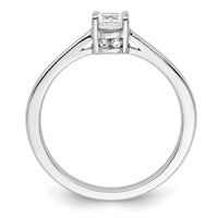 14k White Gold 1/2ct. Lab Grown Diamond VS/SI+ G+ Comp Engagement Ring