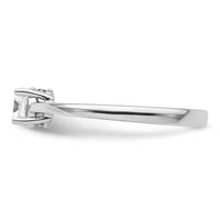 14k White Gold 1/2ct. Lab Grown Diamond VS/SI+ G+ Comp Engagement Ring