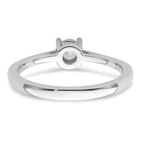 14k White Gold 1/2ct. Lab Grown Diamond VS/SI+ G+ Comp Engagement Ring