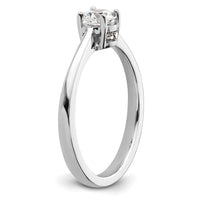 14k White Gold 1/2ct. Lab Grown Diamond VS/SI+ G+ Comp Engagement Ring