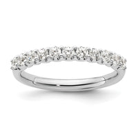14kw 1/2ct Lab Grown Diamond VS/SI+ G+ Comp Wedding Band