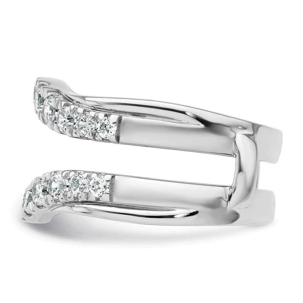 14k White Gold 1 1/5ct Lab Grown Diamond VS/SI+ G+ Complete Ring Guard