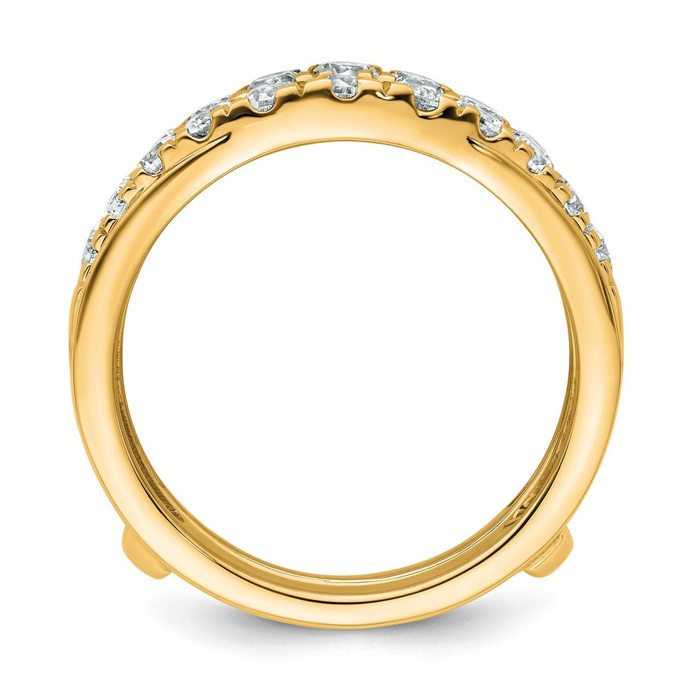 14k 1 1/5ct Lab Grown Diamond VS/SI+ G+ Complete Ring Guard