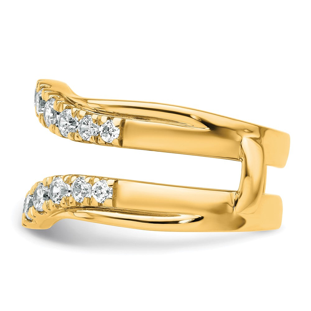 14k 1 1/5ct Lab Grown Diamond VS/SI+ G+ Complete Ring Guard