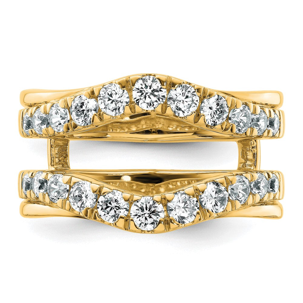14k 1 1/5ct Lab Grown Diamond VS/SI+ G+ Complete Ring Guard