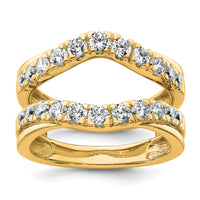 14k 1 1/5ct Lab Grown Diamond VS/SI+ G+ Complete Ring Guard