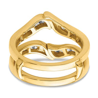 14k 5/8 ct Lab Grown Diamond VS/SI+ G+ Complete Ring Guard