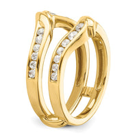 14k 5/8 ct Lab Grown Diamond VS/SI+ G+ Complete Ring Guard