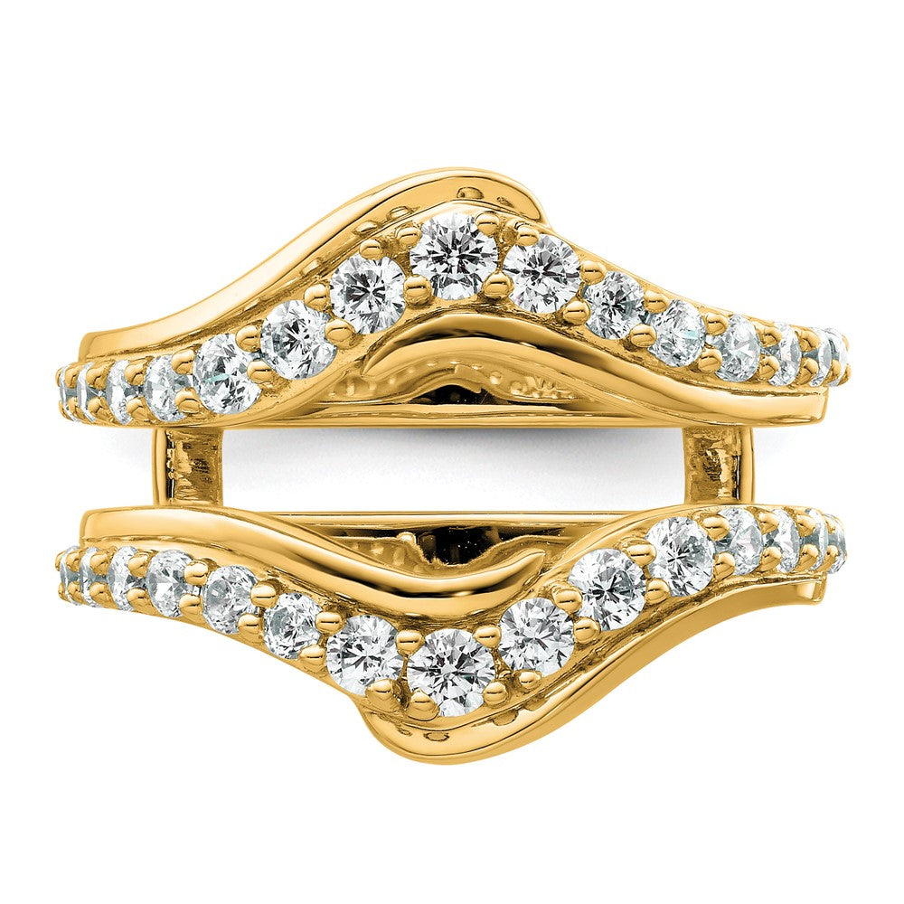 14k 1ct Lab Grown Diamond VS+ F+ Complete Ring Guard