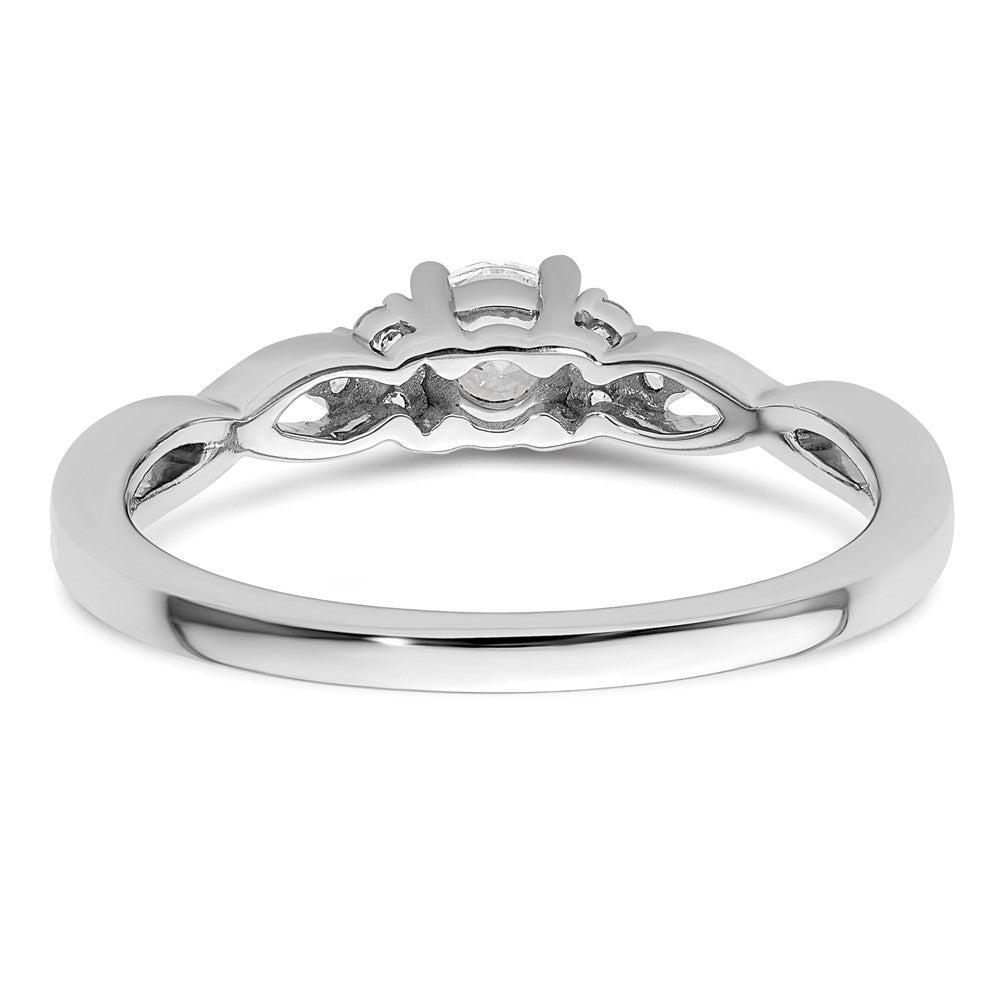 10kw 1/3ct Lab Grown Diamond VS/SI+ G+ Round Comp Halo Eng Ring