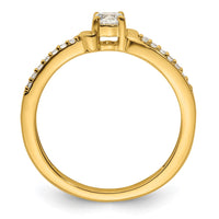 10k 1/3 ct Lab Grown Diamond VS/SI+ G+ Complete Promise Ring