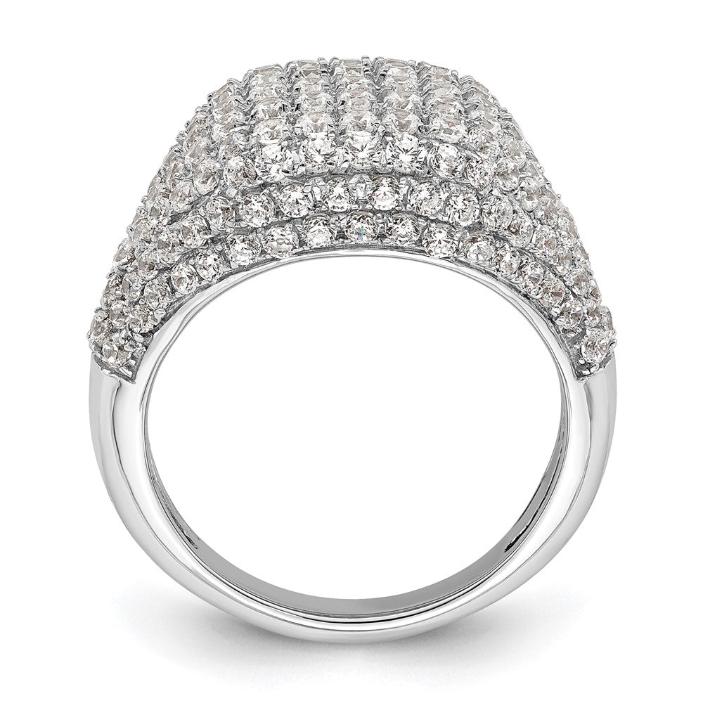 14kw 2 1/4 ct Lab Grown Diamond VS/SI+ G+ Comp Cluster Fashion Ring