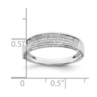 14k White Gold 1/5 ct Lab Grown Diamond VS/SI+ G+ Complete Ladies Band