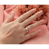 14k Polished Rolling Ring