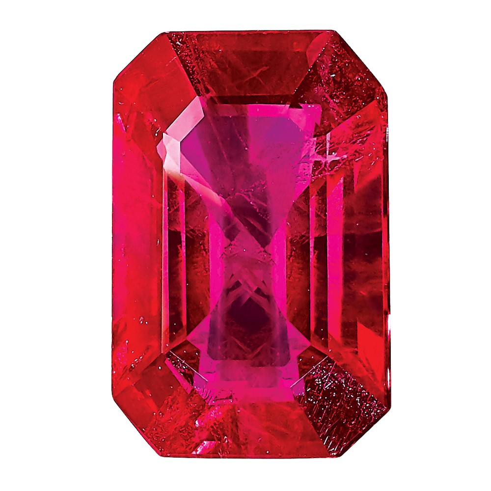 5x3mm Emerald Cut Ruby AA Quality