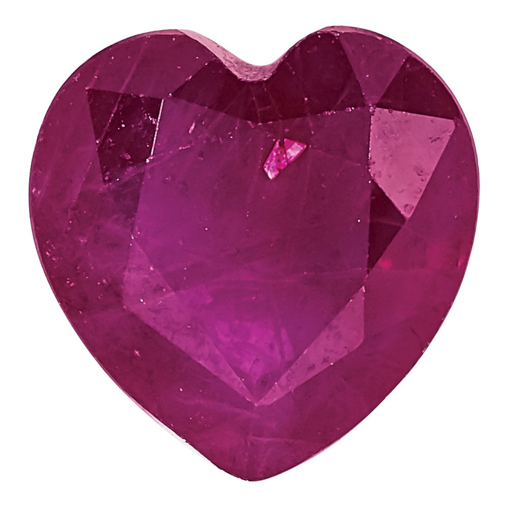 4mm Heart Ruby C Quality