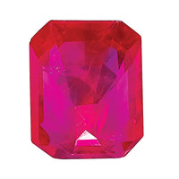 6x4mm  Emerald Cut Ruby A Quality