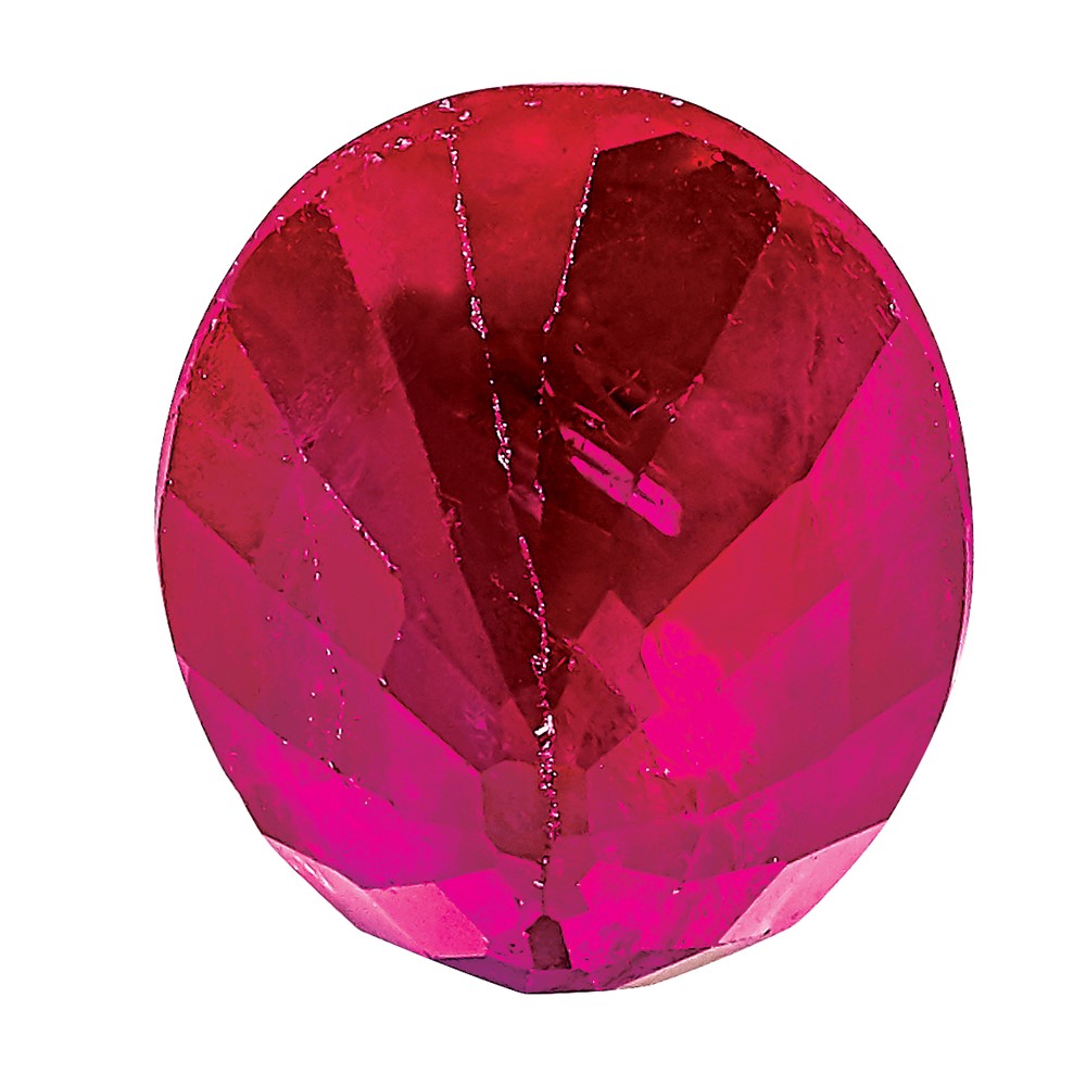 4x3mm Oval Ruby A Quality