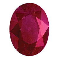 6x4mm Oval Ruby A Quality