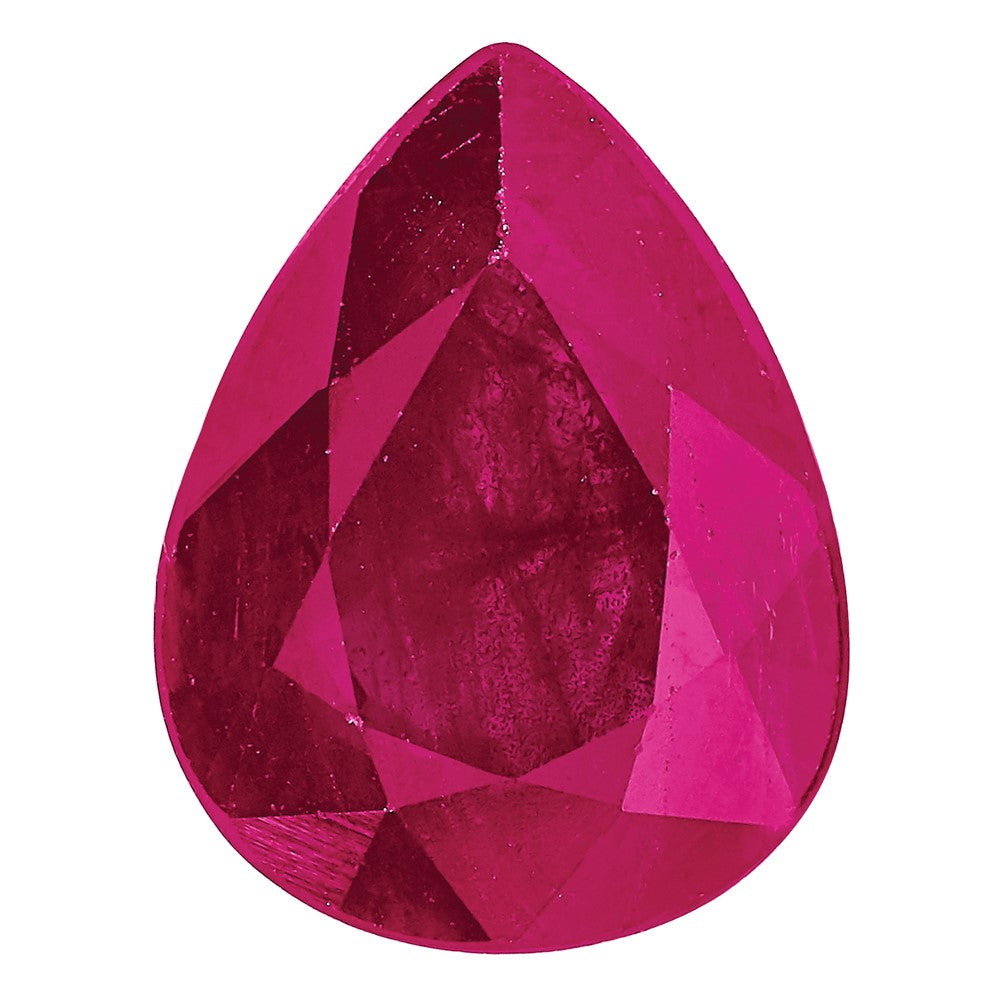 4x3mm Pear Ruby  A Quality