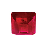2mm Square Step-cut Ruby AA Quality