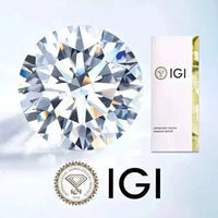 Round Lab Grown Diamond 3.00 CT – VVS1 Clarity, D Color, IGI Certified ABC Jewelery