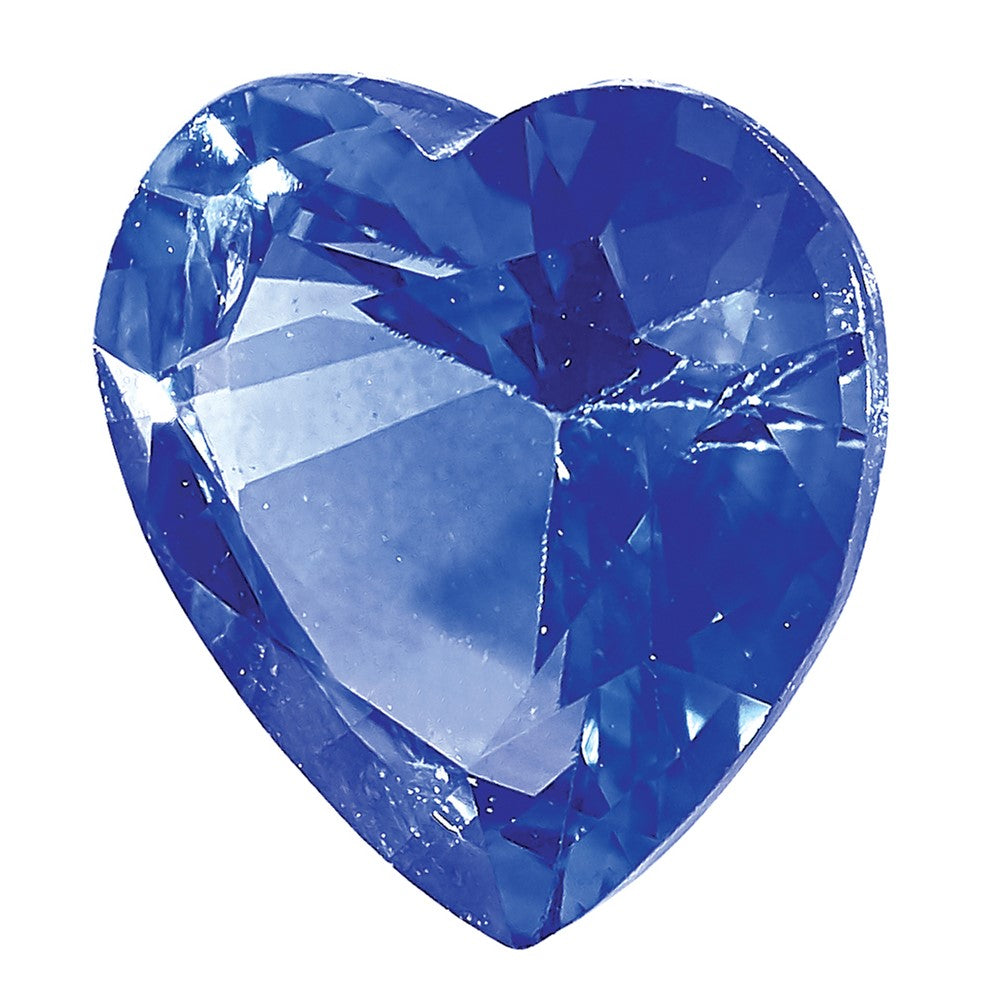 3mm Heart Blue Sapphire AA Quality