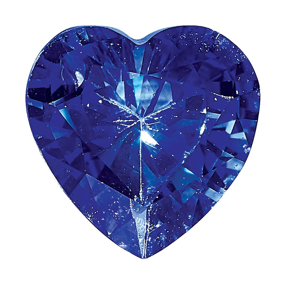 3mm Heart Blue Sapphire AA Quality