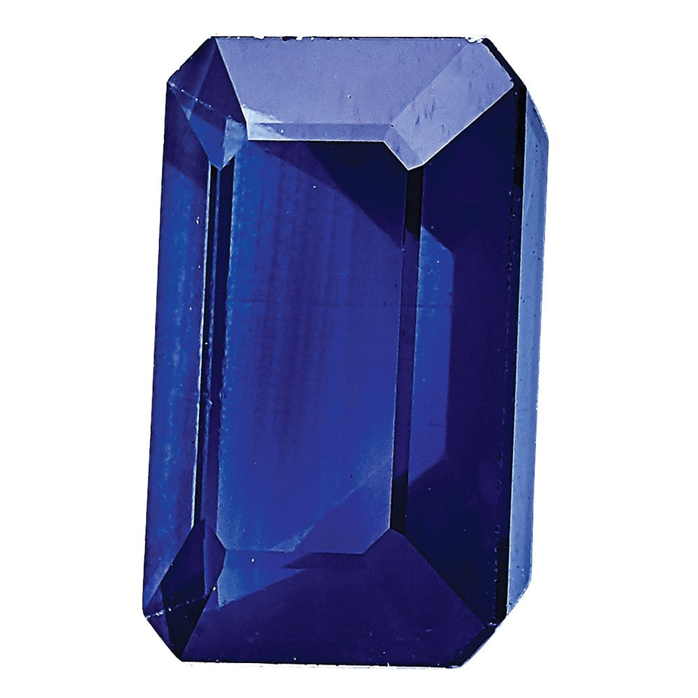 6x4mm Emerald Cut Blue Sapphire AA Quality