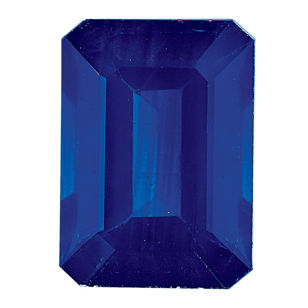 7x5mm Emerald Cut Blue Sapphire AA Quality