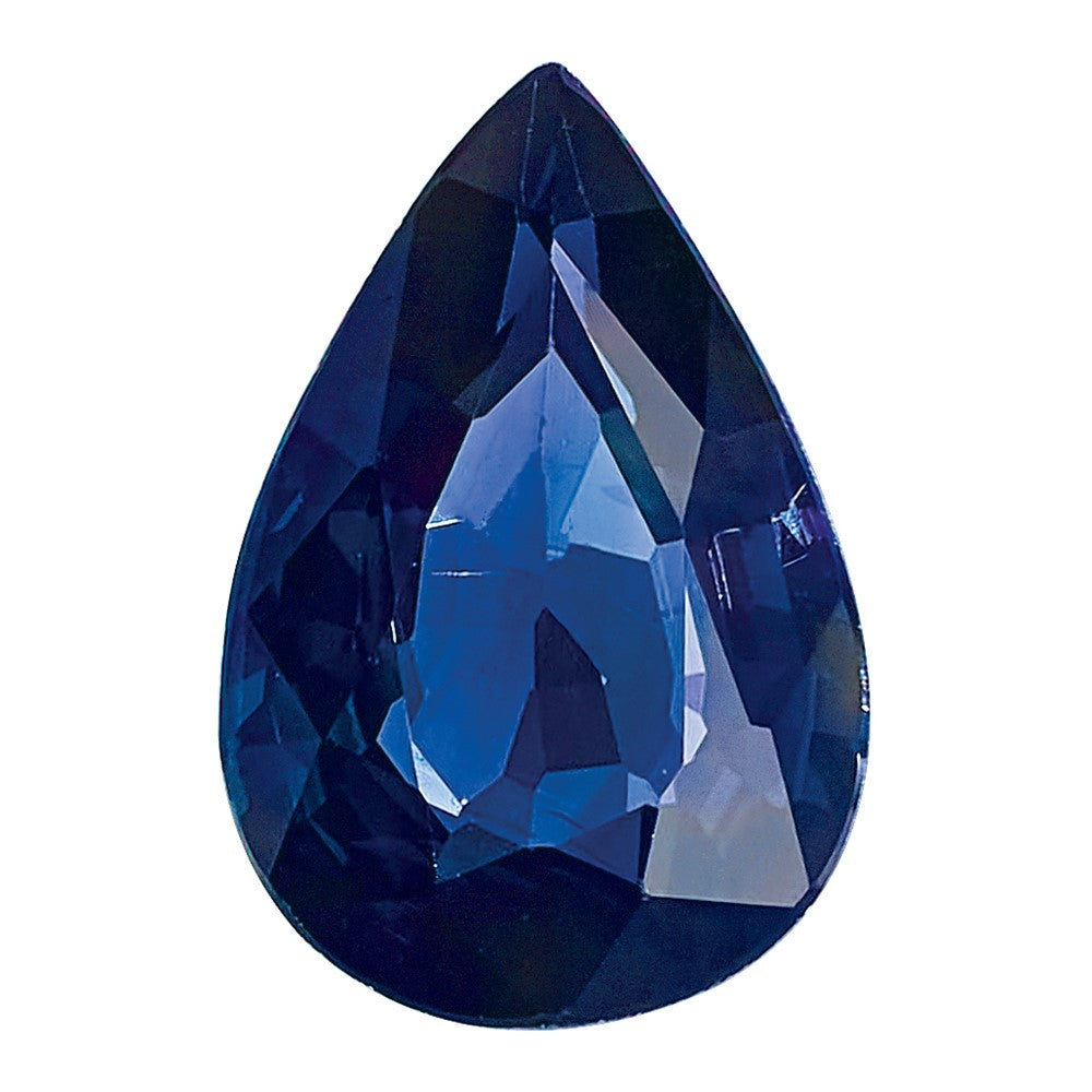 8x5mm Pear Blue Sapphire AA Quality