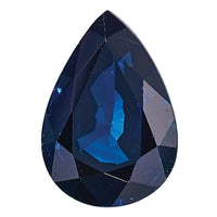 5x3mm Pear Blue Sapphire A Quality