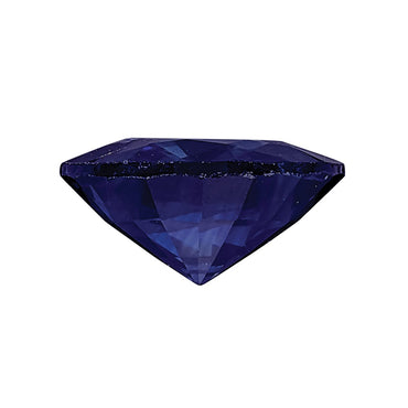 1.25mm Round Diamond-cut Blue Sapphire A Quality