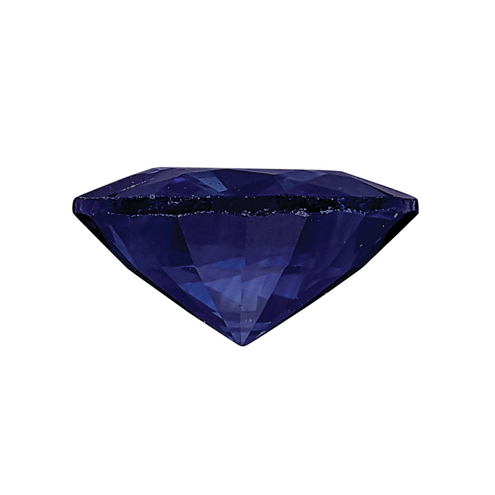 2.25mm Round Diamond-cut Blue Sapphire A Quality