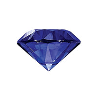3mm Round Diamond-cut Blue Sapphire AA Quality