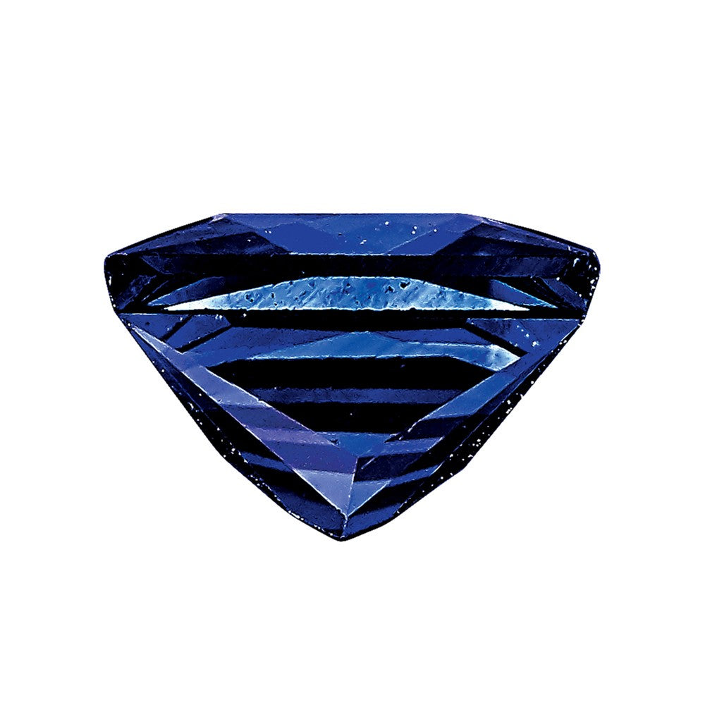 2.5mm Princess Blue Sapphire AA Quality