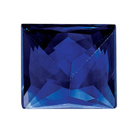 2mm Princess Blue Sapphire AA Quality